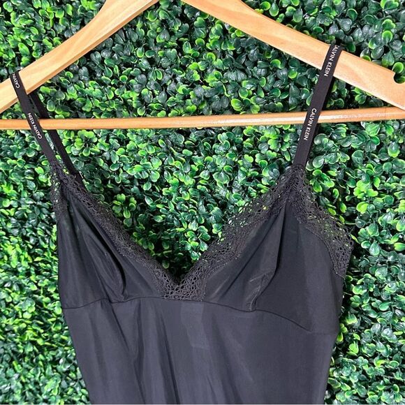 Calvin Klein Black Lace Bodysuit Sz S - Picture 2 of 7